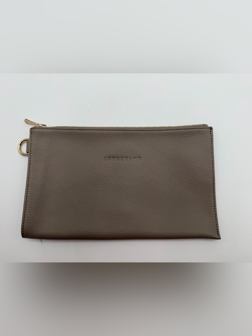 Longchamp Le Foulonne Leather Pouch